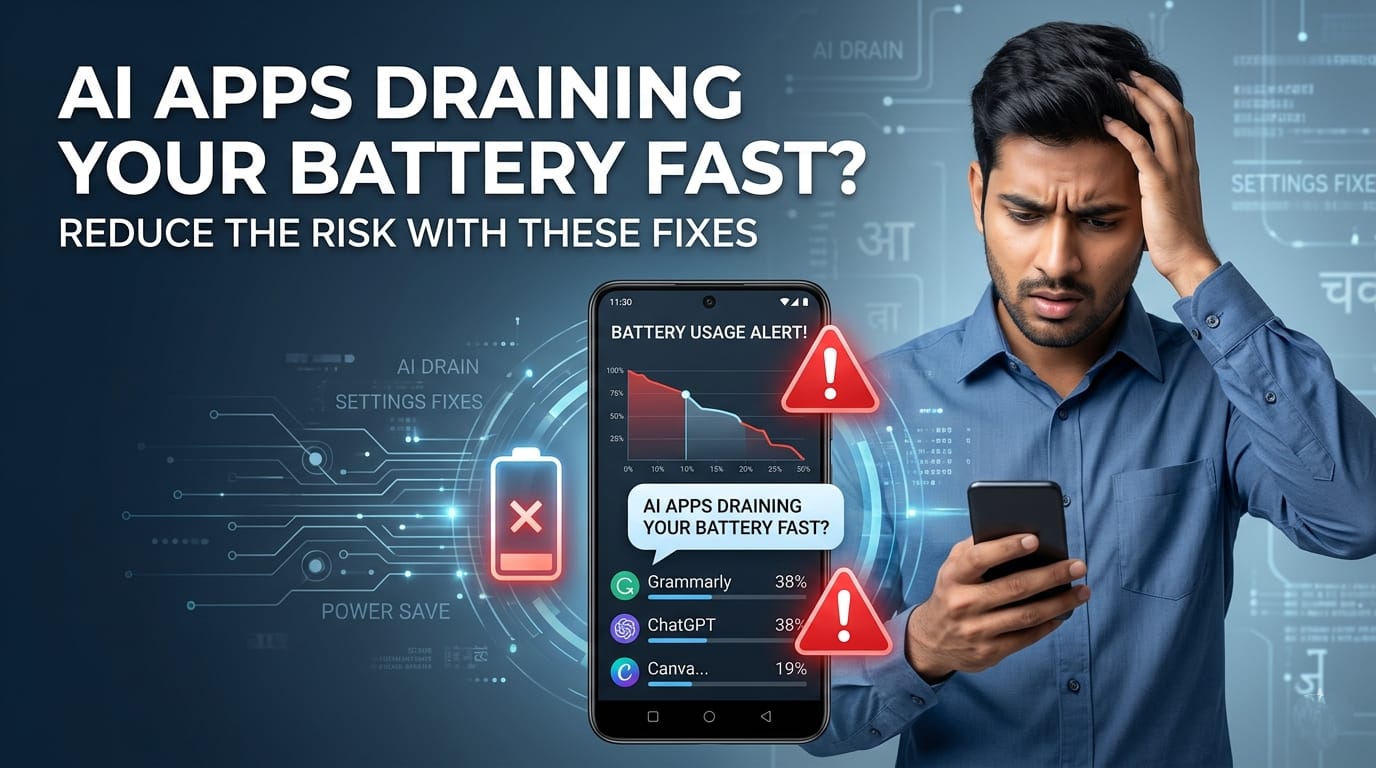 AI Apps Draining Your Battery Fast? Reduce the Risk With These Fixes