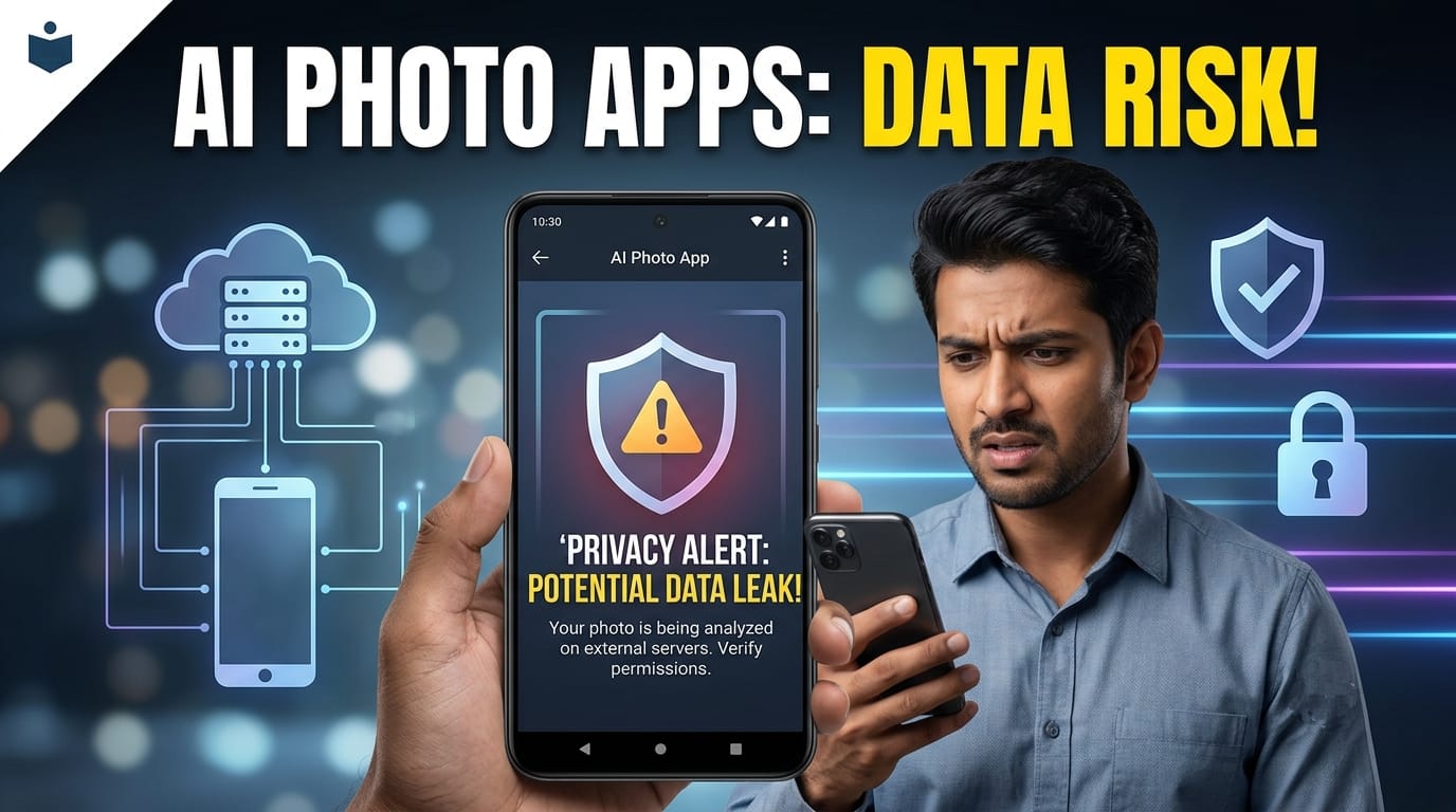 AI photo app privacy and data leak warning