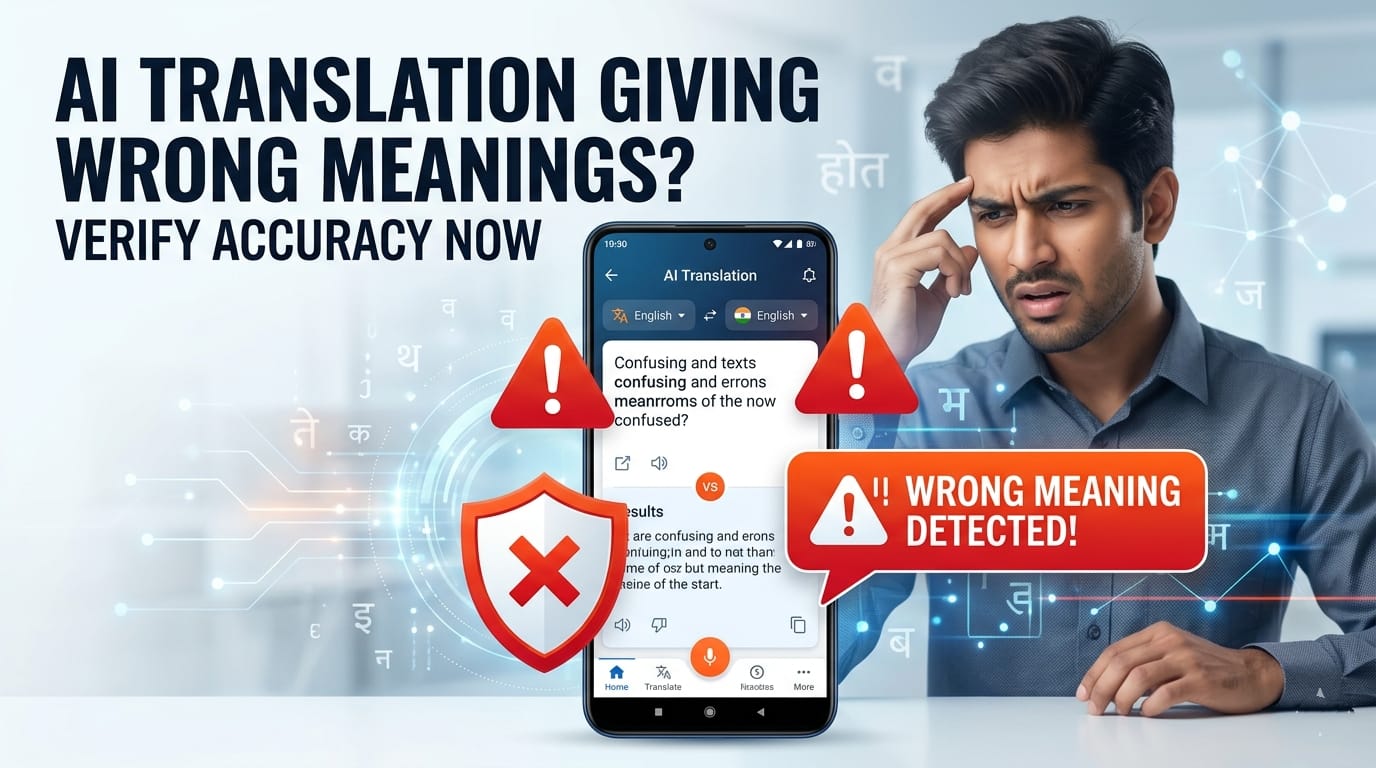 AI Translation Apps Giving Wrong Meanings? How to Verify Accuracy